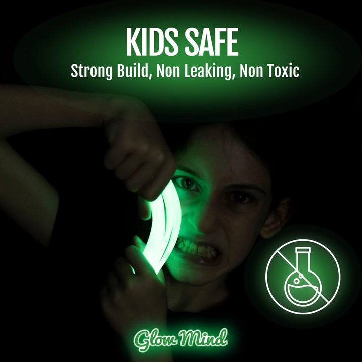 100 Ultra Bright Glow Sticks Bulk Party Pack – 8" Glow Party Favors