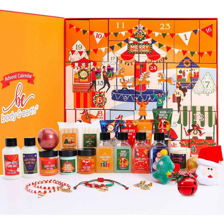 2025 Beauty Advent Calendar for Women – 24 Bath & Body Gift Set
