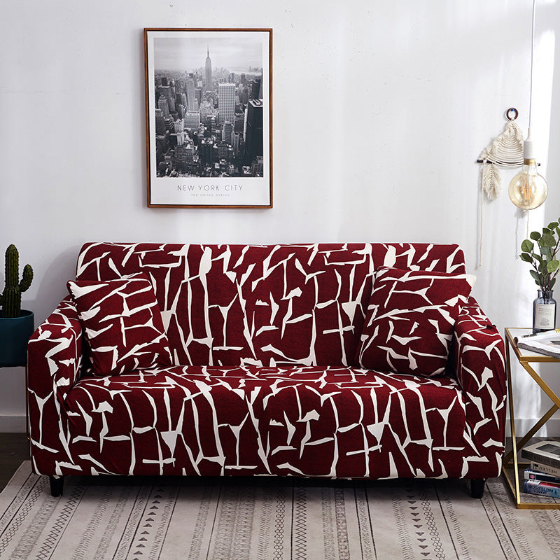 Full cover fabric sofa elastic sofa cover