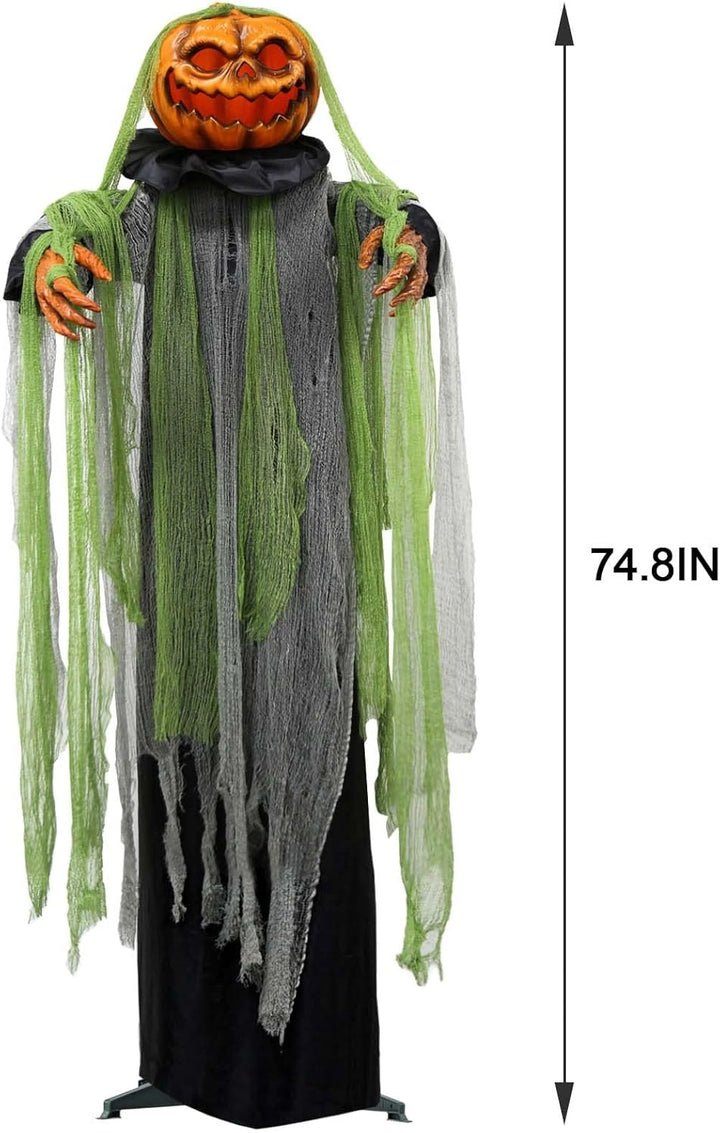 6 Ft Root of Evil Halloween Animatronic Prop with Lights & Sound