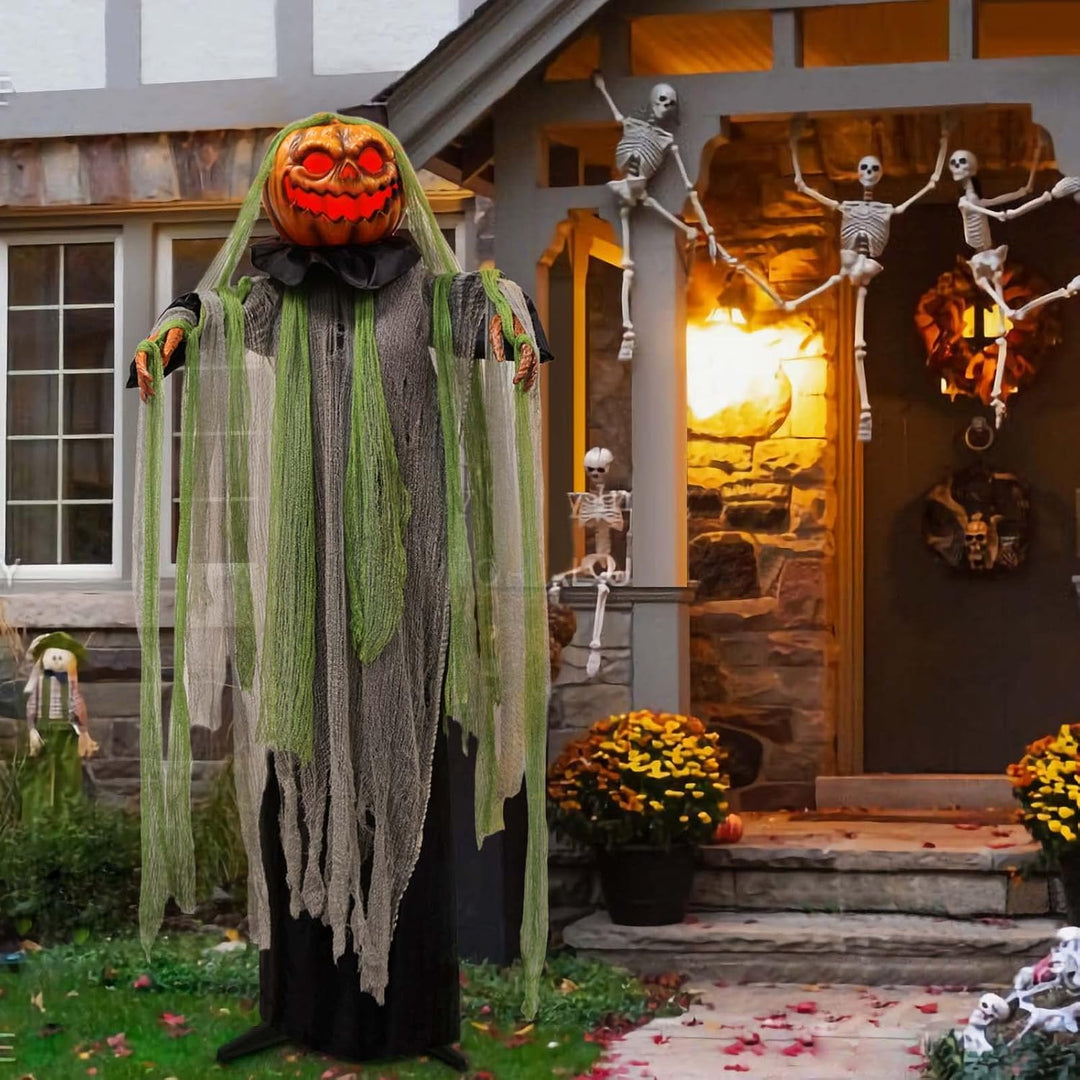 6 Ft Root of Evil Halloween Animatronic Prop with Lights & Sound