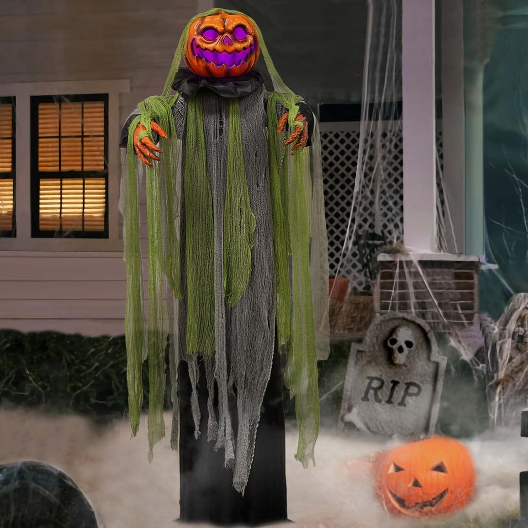 6 Ft Root of Evil Halloween Animatronic Prop with Lights & Sound