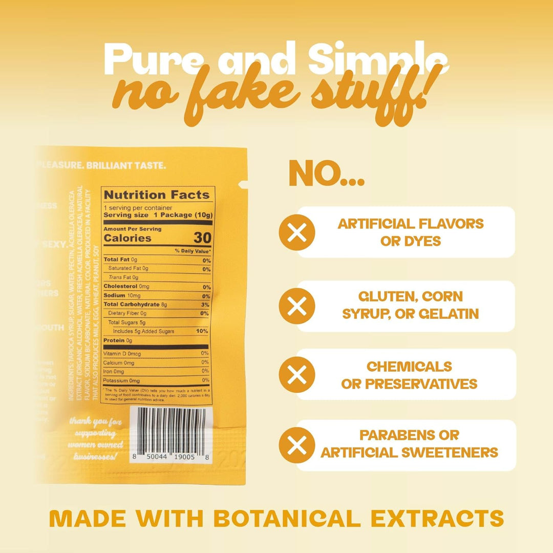 BJ Gummies, by BEEJ. Oral Sex Candy for Couples. (Dreamsicle)