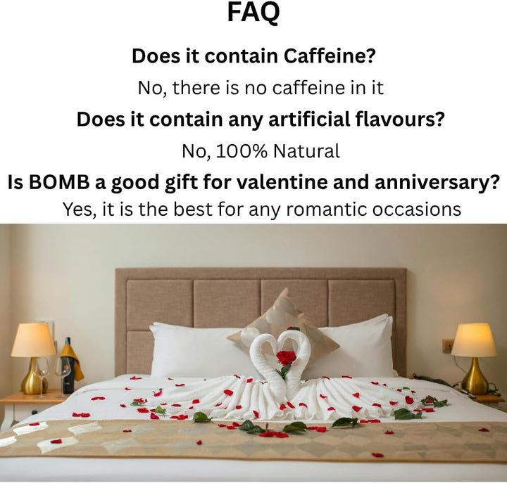 Bomb Couples Chocolate – Mood & Vitality Support for Him & Her – Vegan, Gluten-Free, Natural Ingredients. Improve Mood, Performance & Energy – Made in Canada