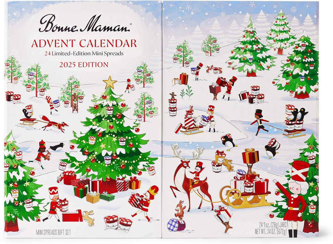 Bonne Maman 2025 Limited Edition Advent Calendar | 24 Mini Spreads