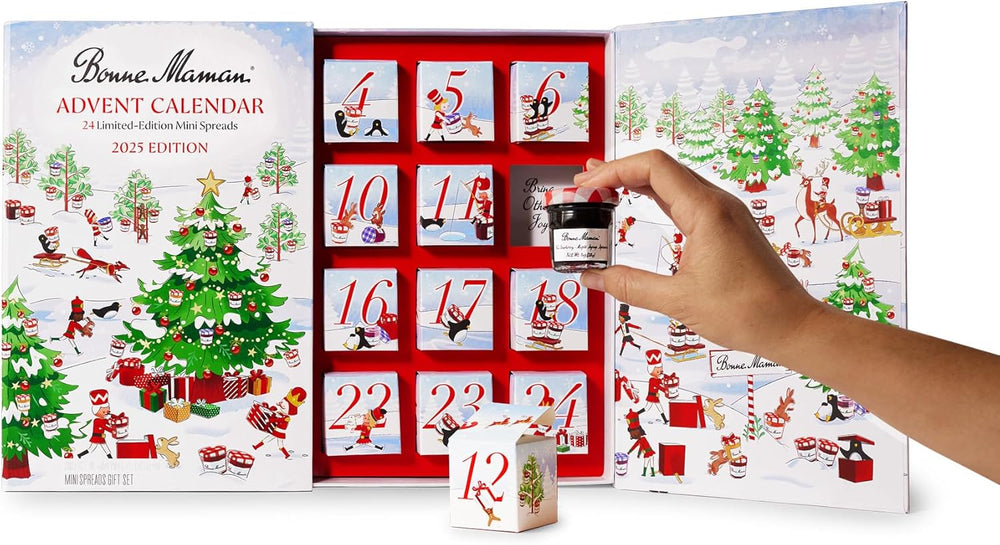 Bonne Maman 2025 Limited Edition Advent Calendar | 24 Mini Spreads