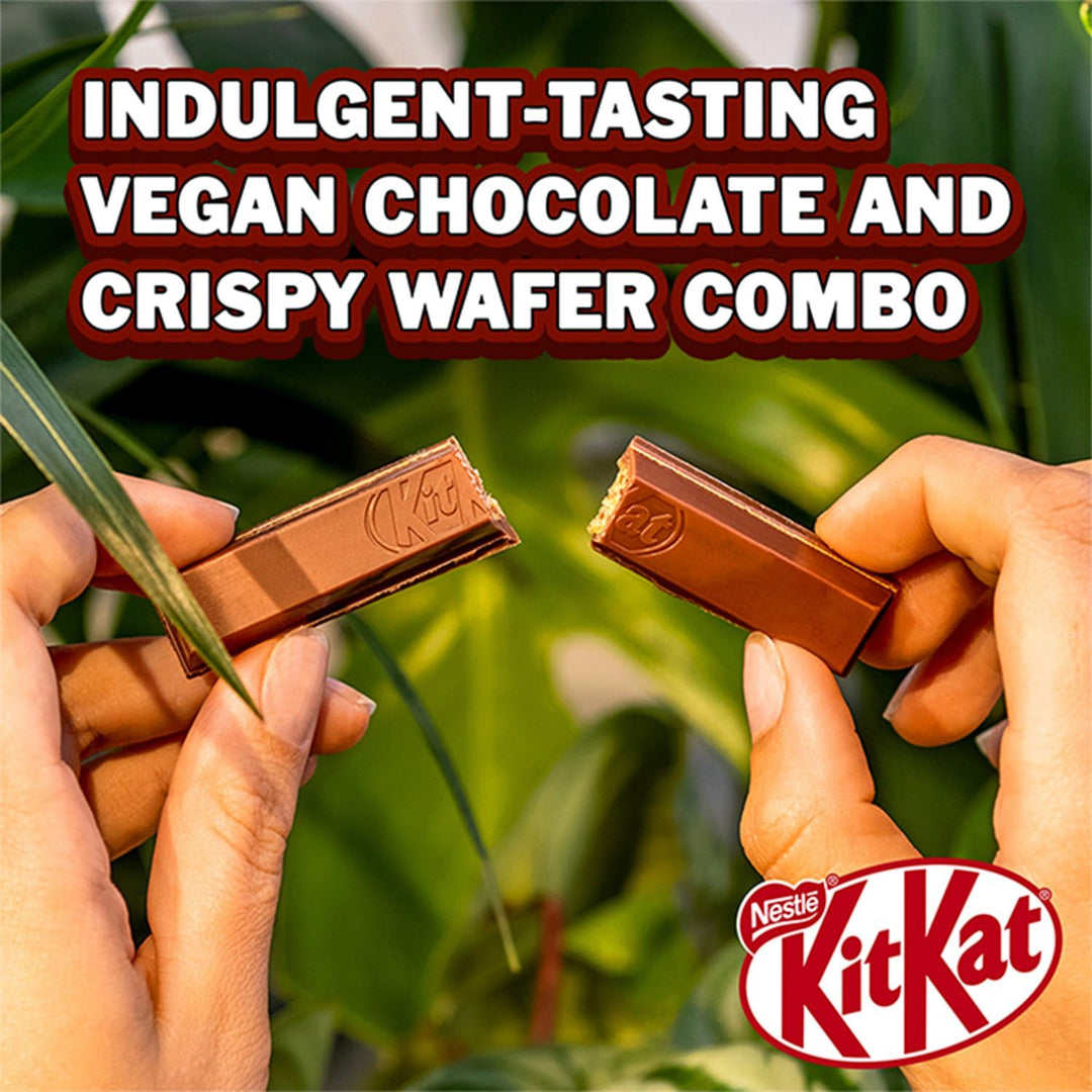 KitKat Vegan 4 Finger Organic Plant Based Chocolate Bar 6 Pack 41.5g, Dairy Free Bars, Healthy Chocolate 1.46 Ounce