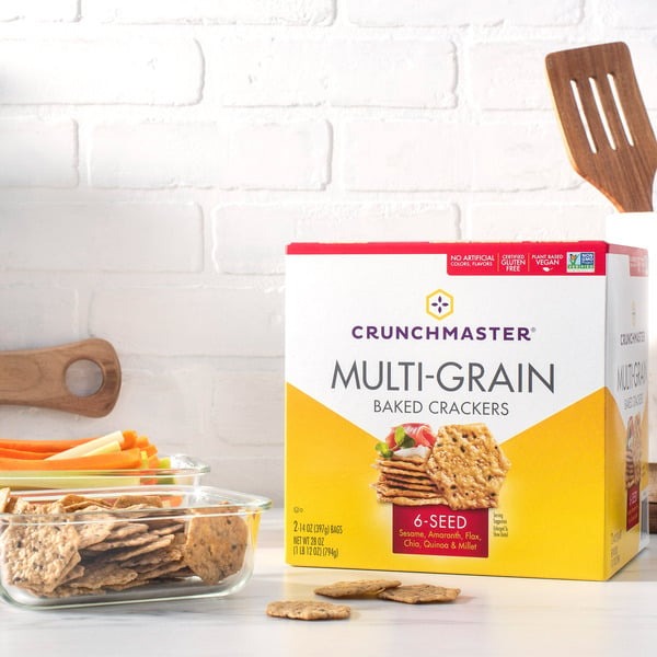 Crunchmaster 6-Seed Multi-Grain Crackers, 28 oz | Gluten-Free