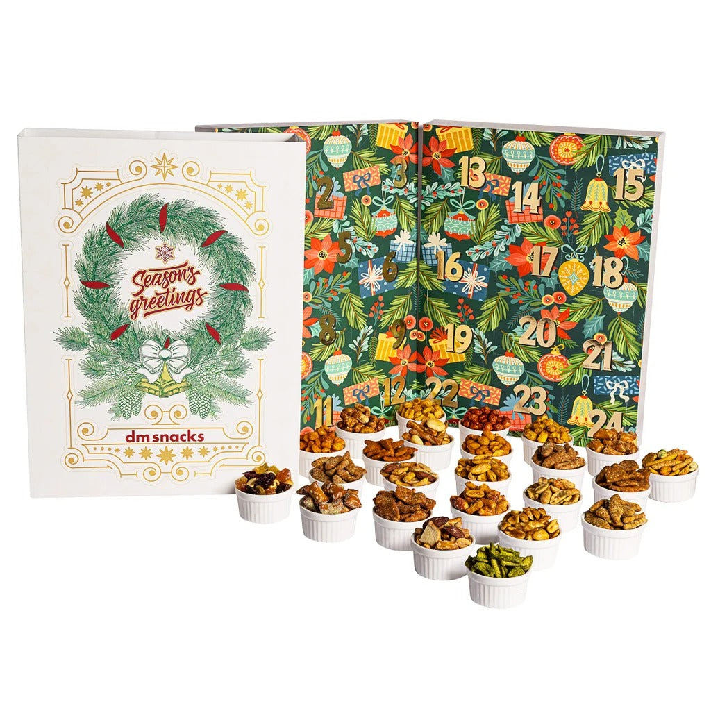 Damn Man 24 Days of Nuts & Snacks Holiday Advent Calendar 24oz