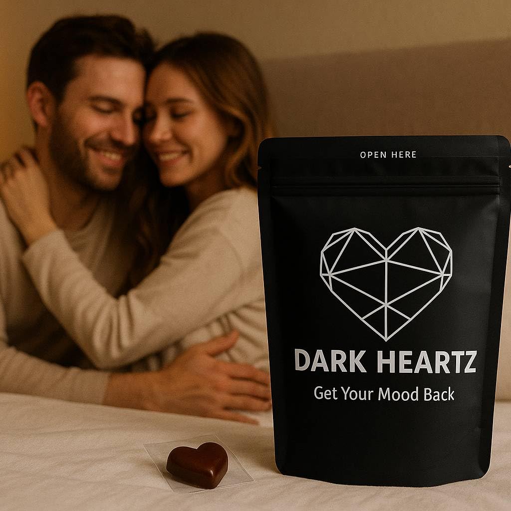 Dark Chocolate Hearts for Couples – Mood Boosting Gluten-Free Treats