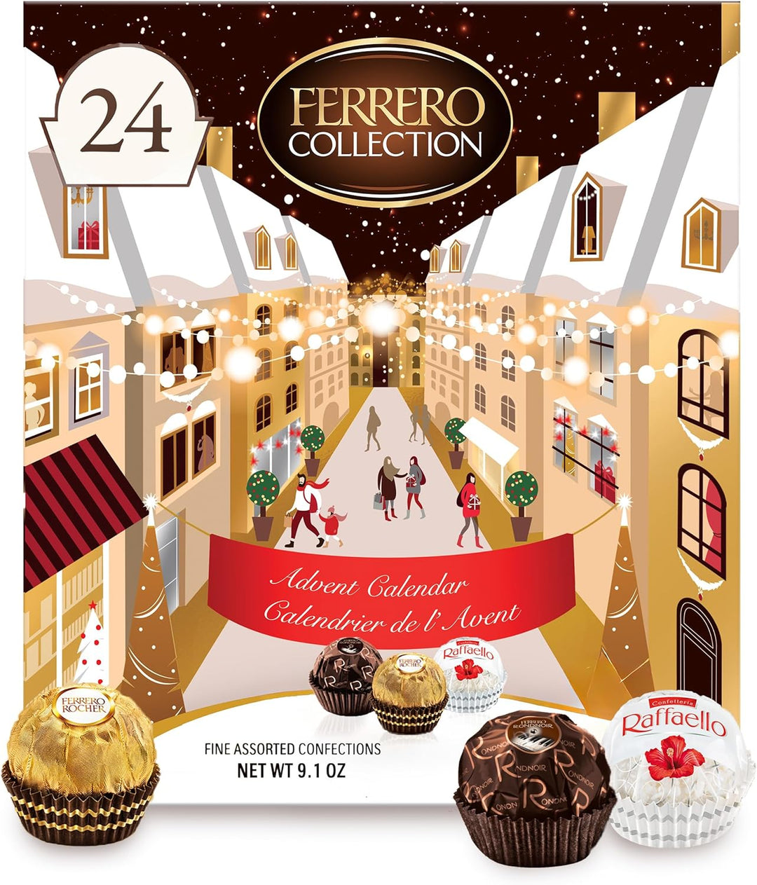 Ferrero Collection Holiday Advent Calendar 2025 – 24 Assorted Chocolates