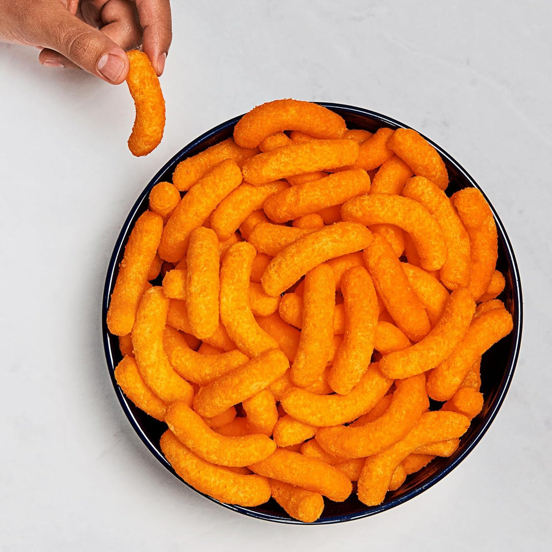 Satisfy snack cravings with the Frito Lay Doritos &amp; Cheetos Variety Pack. This 40-count pack includes 10 each of Cheetos Puffs, Cheetos Crunchy, Doritos Nacho Cheese, and Doritos Cool Ranch. Perfect for school lunches, after-school snacks, office breaks, or parties. Convenient, portion-controlled, and ready-to-go cheesy snacks everyone will love. Ideal for bulk snack lovers, kids’ lunch boxes, and party treats.