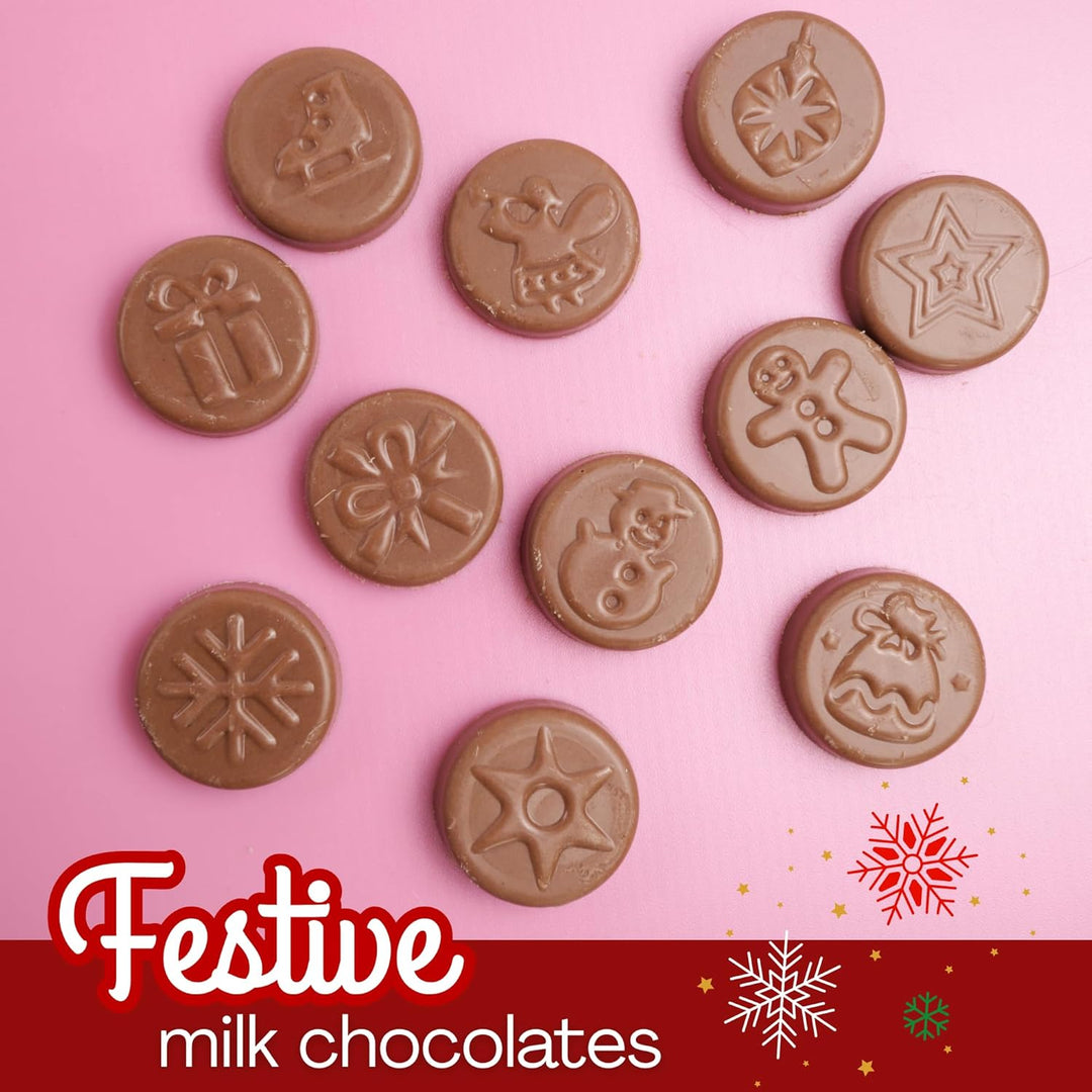 Galerie Hello Kitty Christmas Countdown Calendar 2023, Holiday with 24 Milk Chocolate Pieces, Advent Calendars for Kids, 1.76 Ounces