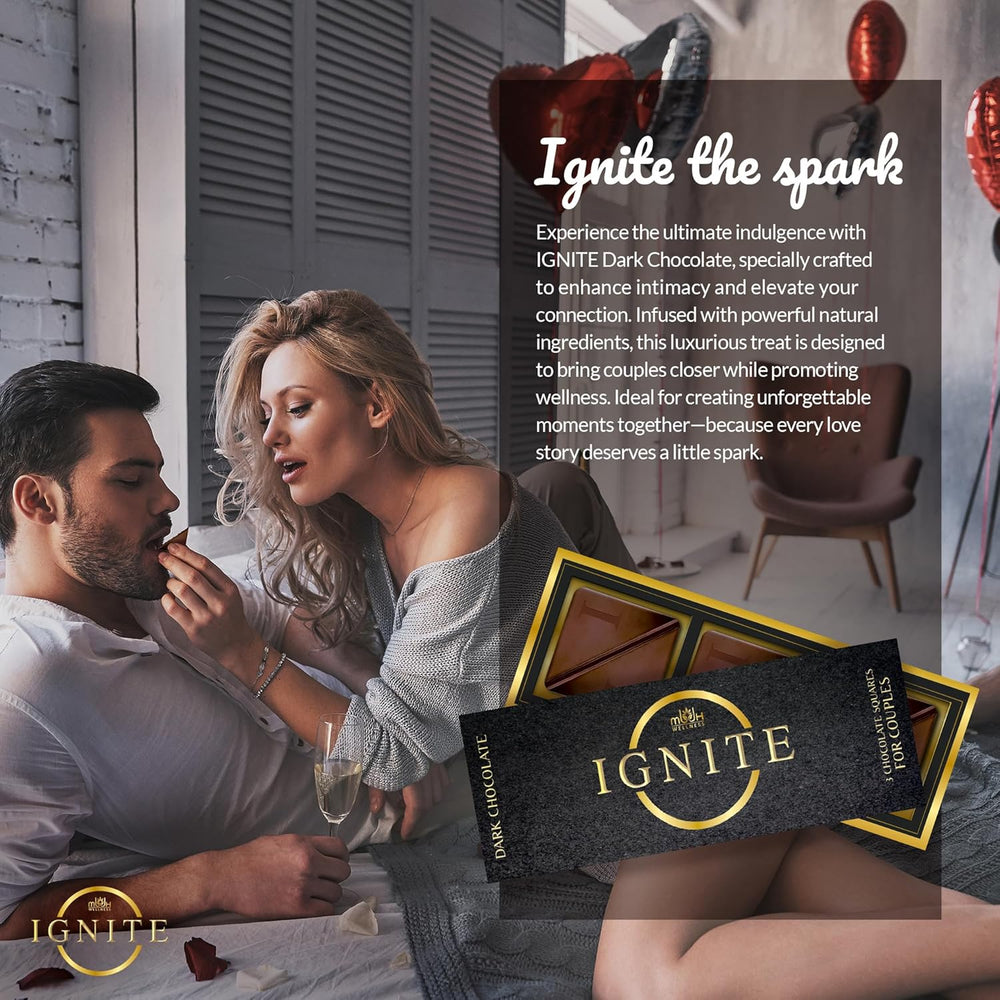 Ignite Dark Chocolate – 60% Cocoa Bars for Couples & Gifting