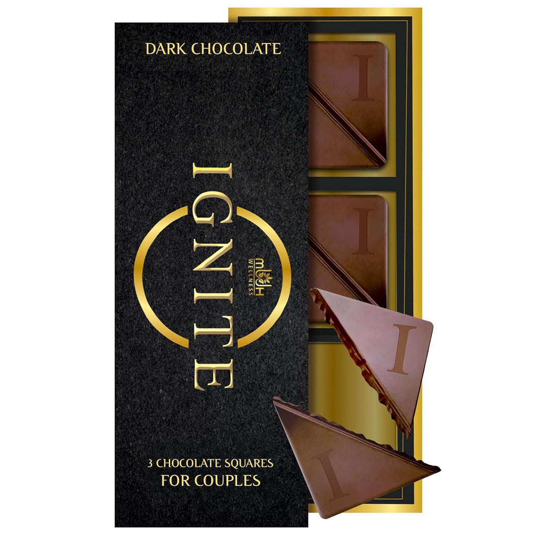 Ignite Dark Chocolate – 60% Cocoa Bars for Couples & Gifting