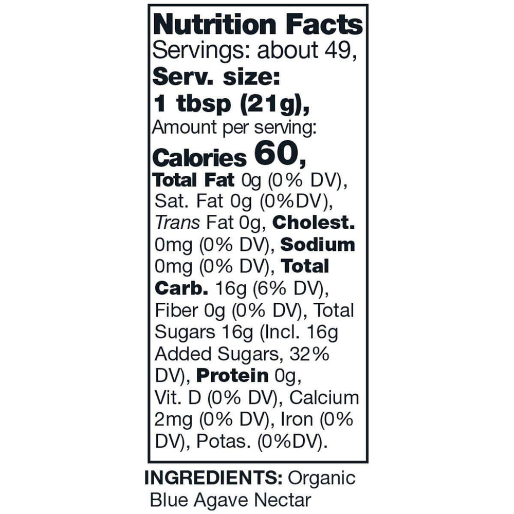 Kirkland Organic Blue Agave, 36 oz, 2-Pack (72 oz Total)
