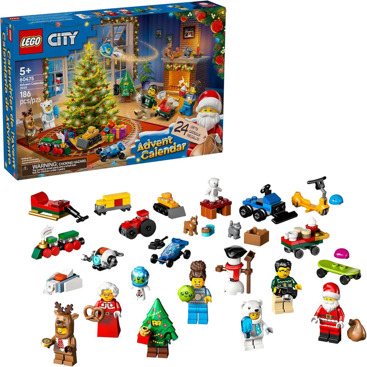 LEGO City Advent Calendar 2025 | Kids Holiday Countdown Toy 60475