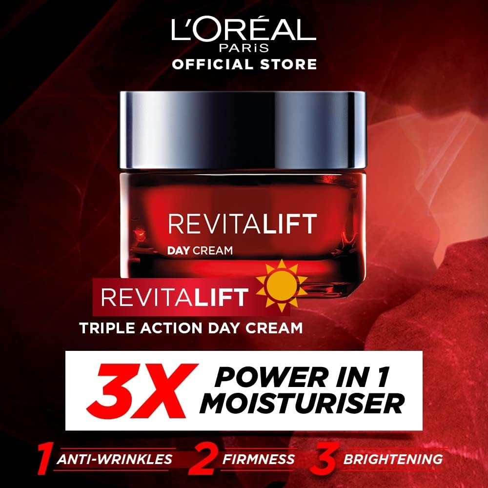 L'Oreal Revitalift Laser X3 Anti Aging Cream 50Ml, 1.7 Ounce