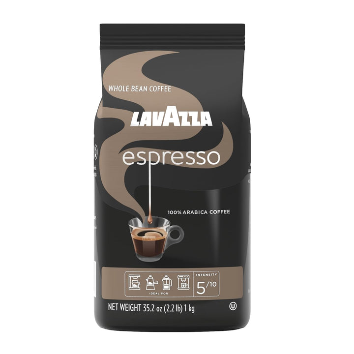 Lavazza Espresso Whole Bean Coffee, Medium Roast, 2.2 lb Bag