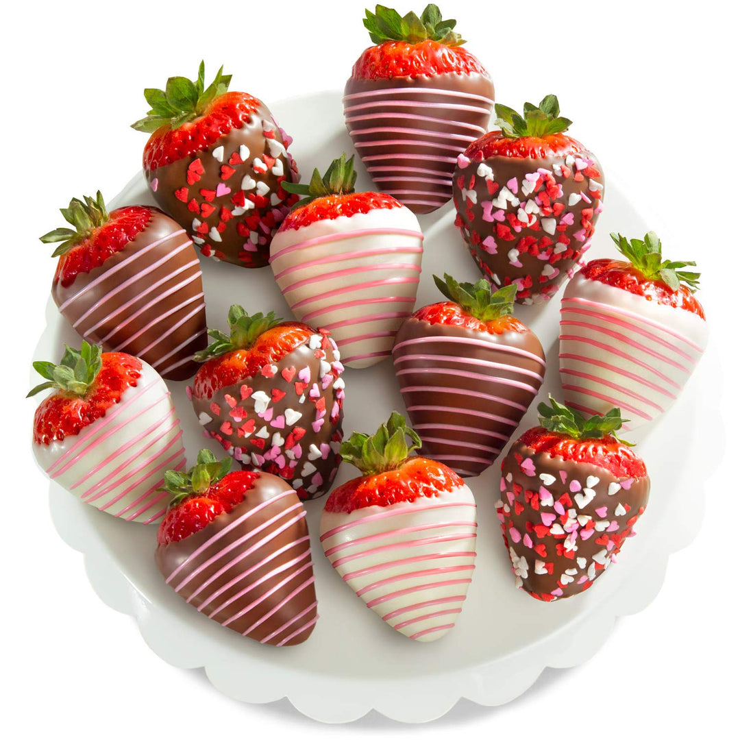A Gift Inside The Original Love Berries Chocolate Dipped Strawberries - 12 Berries