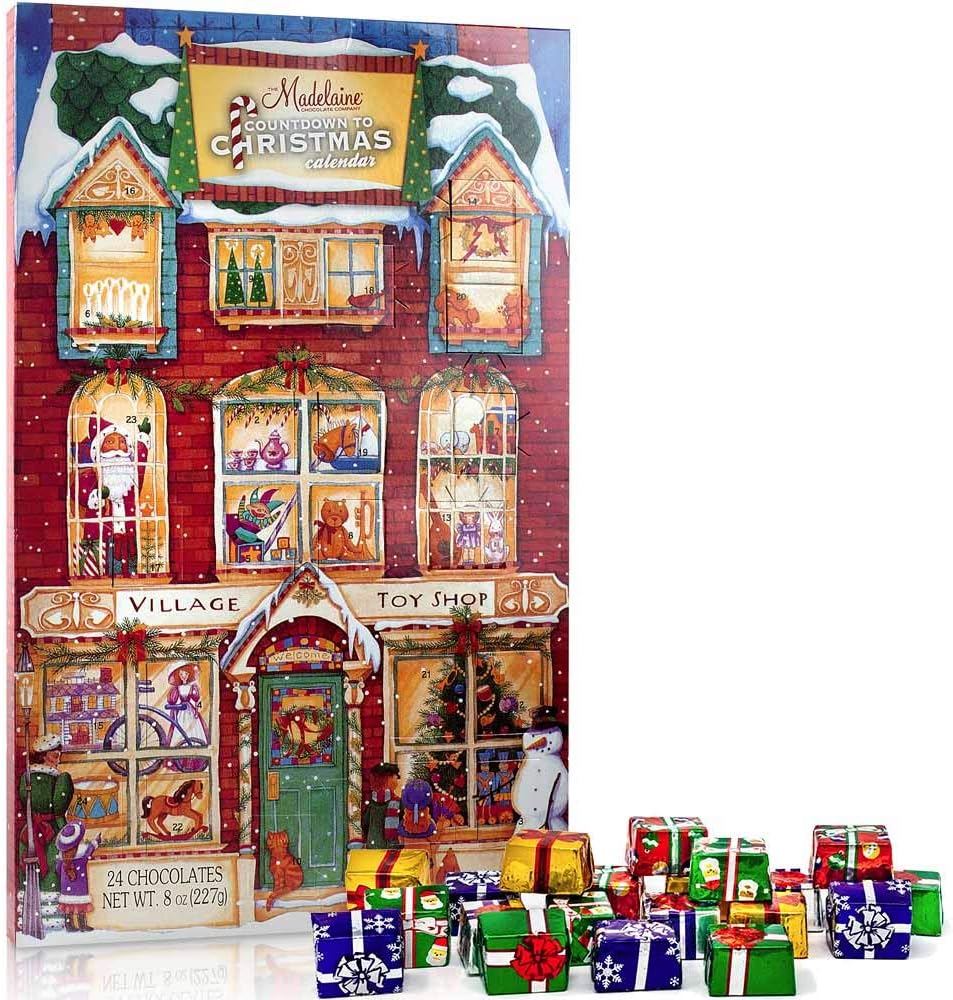 
Madelaine Chocolate Advent Calendar With 24 Premium Milk Chocolates - 8 oz (227 grams)