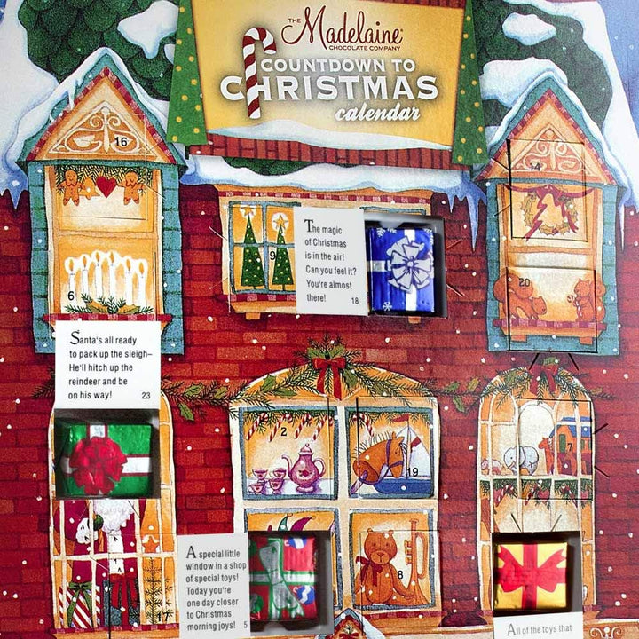 
Madelaine Chocolate Advent Calendar With 24 Premium Milk Chocolates - 8 oz (227 grams)