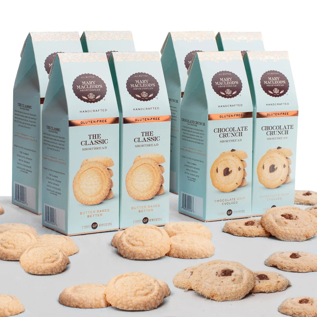 Mary Macleod’s Gluten-Free Shortbread Cookies, 8-Box Variety