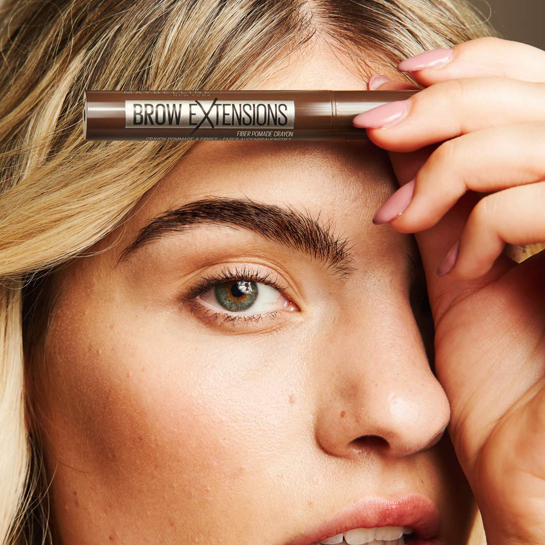 Maybelline New York Brow Extensions Eyebrow Pomade Crayon Defining Eyebrow, 01 Blonde