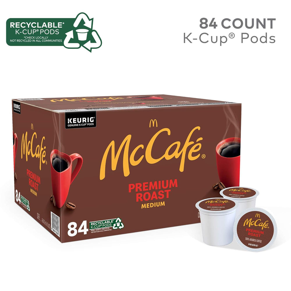 McCafe Medium Roast Coffee K-Cup Pods, 84-Count, Premium Brew