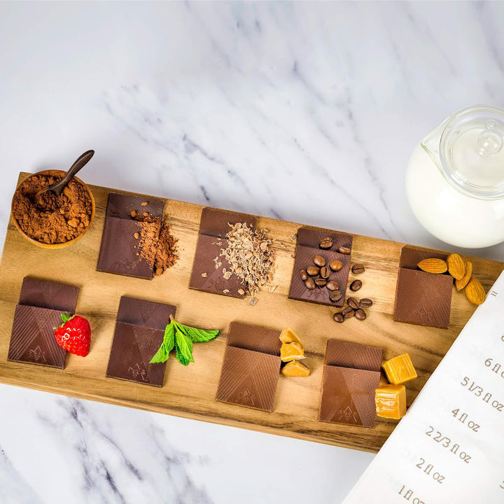 Chocolate Squares Bars, Gourmet Chocolate Tabs Gift, Moodibars by Astor Chocolate,18 Mood Squares Variety Pack, Assorted Premium Milk & Dark Emoji Candy Bars