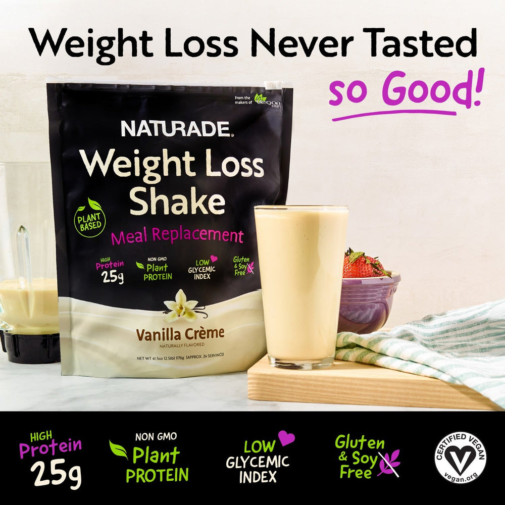 Naturade Plant-Based Weight Loss Shake Vanilla, 2.5 lbs