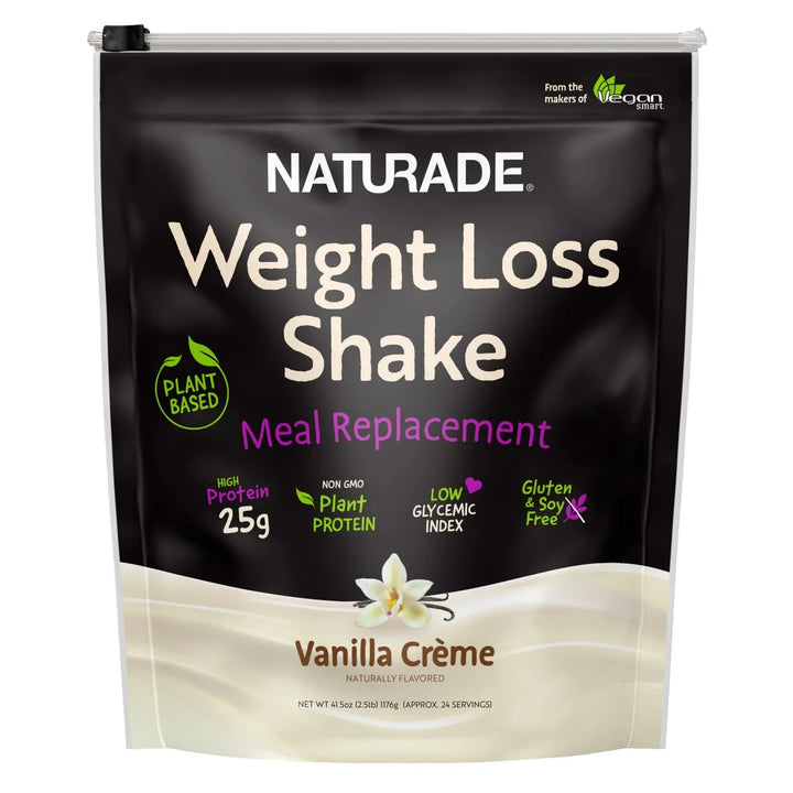 Naturade Plant-Based Weight Loss Shake Vanilla, 2.5 lbs