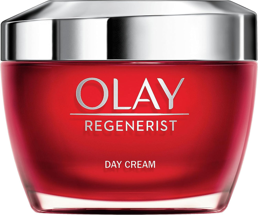 Olay Face Moisturizer, Regenerist Micro-Sculpting Cream for Women, Trial Size - Instant Hydration, Anti-Aging, Anti-Wrinkle, Firming Skin Care - Hyaluronic Acid, Niacinamide, Amino Peptides, 0.5 Oz