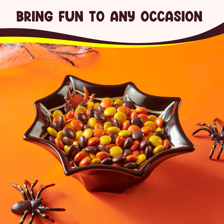 Reeces Pieces Peanut Butter Candy in a Crunchy Shell 1.5 Pounds - Candy For Kids Melting Chocolate Reeces Pieces in Crunchy Shell - Melting Chocolate Reeces Pieces Candy Melts - Crunchy Peanut Reeces Pieces Chocolate Cookie