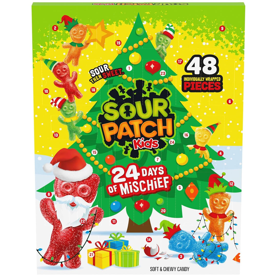 SOUR PATCH KIDS Holiday Advent Calendar – 24 Days of Sour & Sweet Candy
