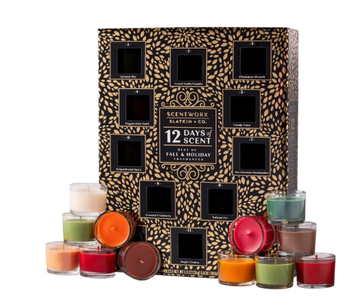 Scentworx 12 Days of Scent Holiday Advent Candle Calendar