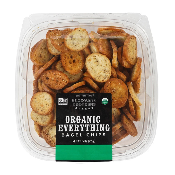 Schwartz Brothers Organic Everything Bagel Chips, 15 oz