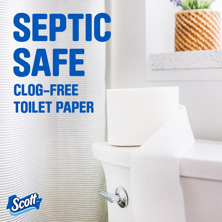 Clog-free septic safe bath tissue for home bathrooms