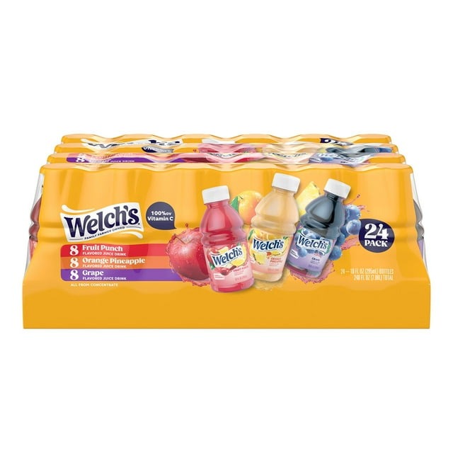 Welch's Variety Pack 10 fl. oz., 24 pk.