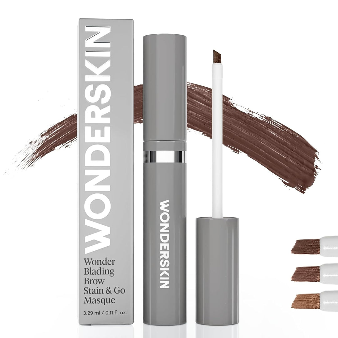 Wonderskin Wonder Blading Brow Stain & Go Masque | Long Lasting, Smudge Proof