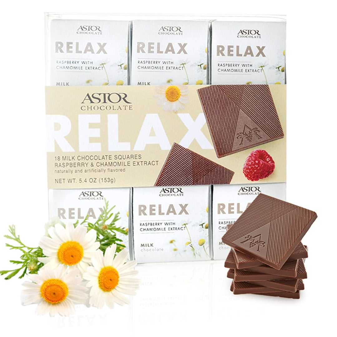 Astor Relax Milk Chocolate with Chamomile and Raspberry