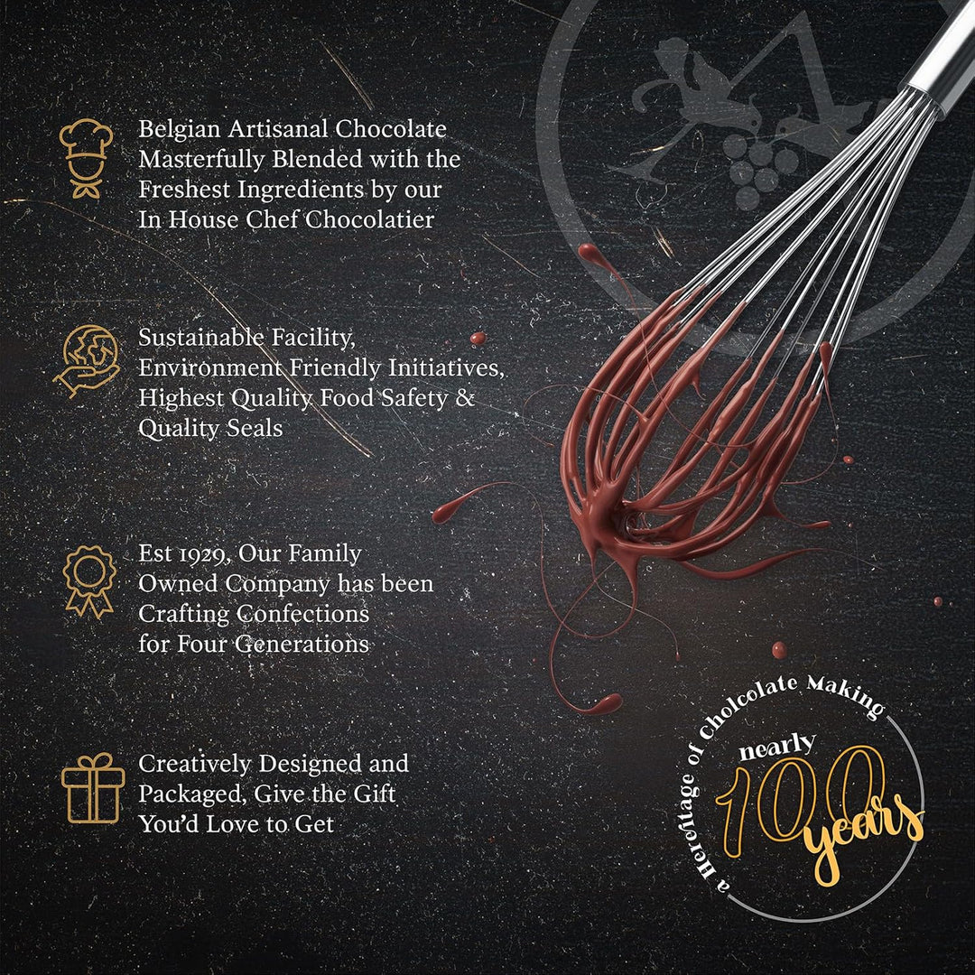 Luxurious Belgian chocolate gift set for calm moments