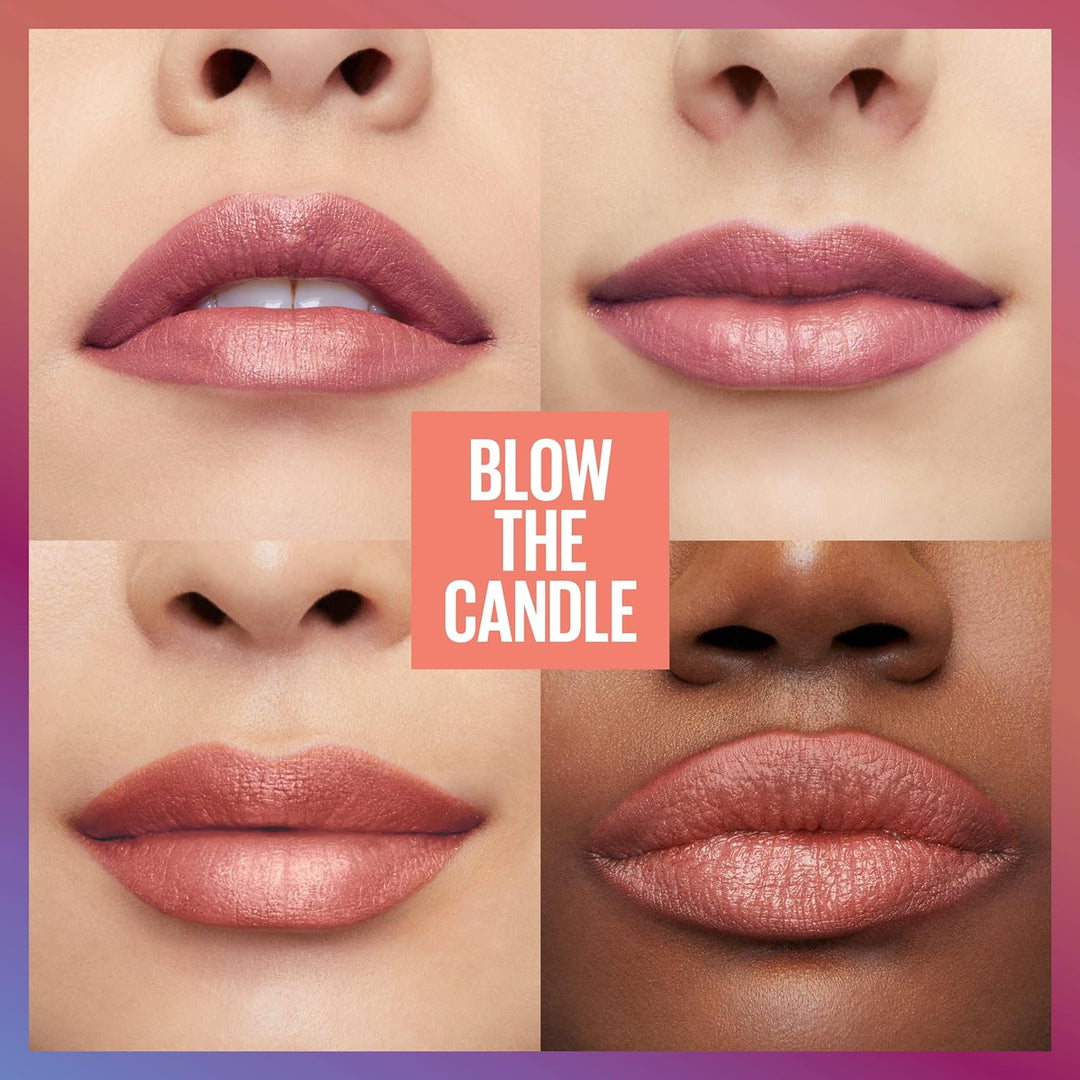 Easy-to-use Maybelline matte lip crayon for bold, defined lips