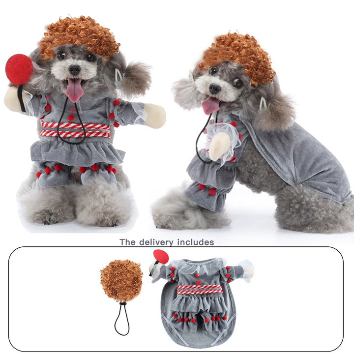 Funny dog costume suitable for small, medium, and large breeds