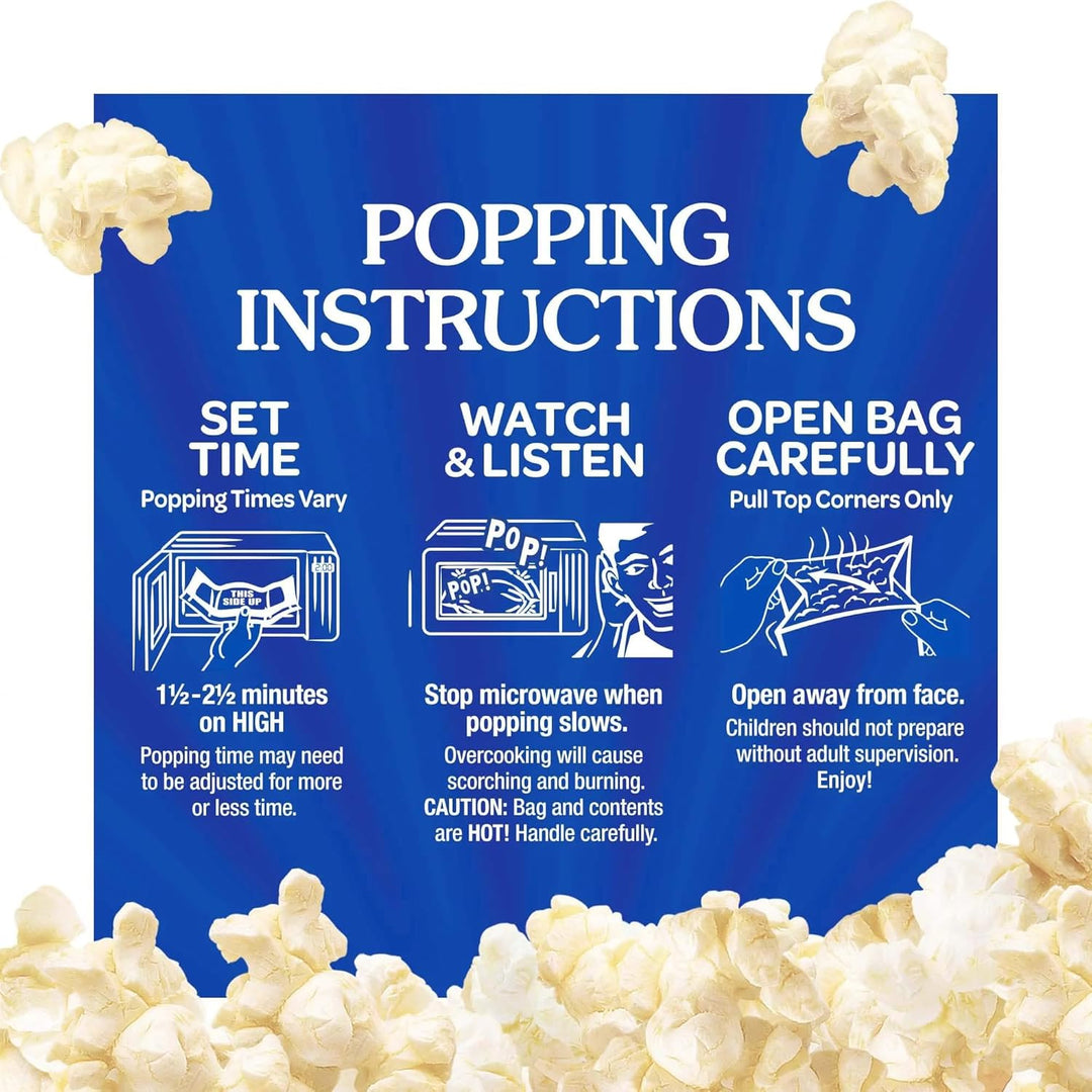 Reusable glass popper with 3-in-1 lid for easy popping