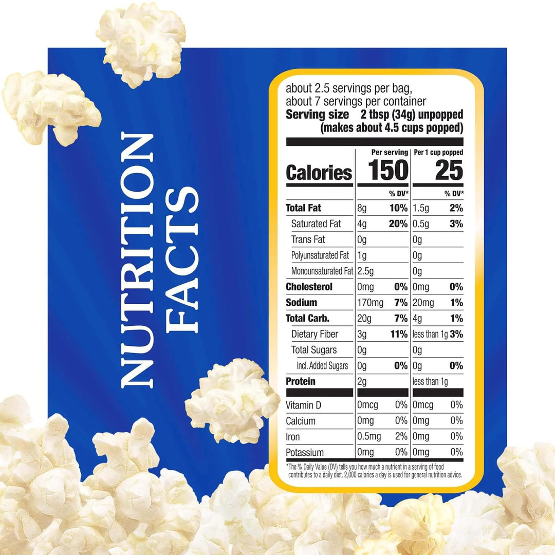Movie night themed packaging for popcorn gift set