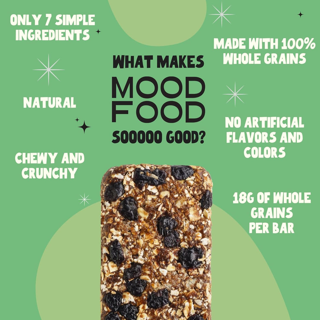 Mood Food wholesome snack bars for energy and focus