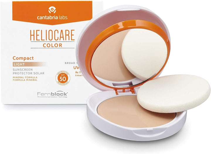 Heliocare SPF 50 compact foundation in Light shade