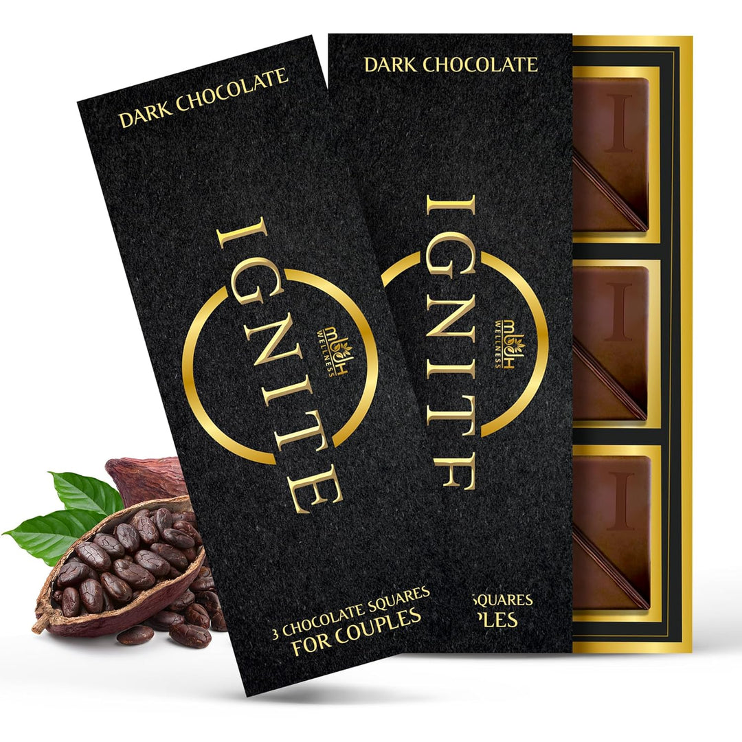 Ignite 60% dark chocolate bars for couples and special occasions