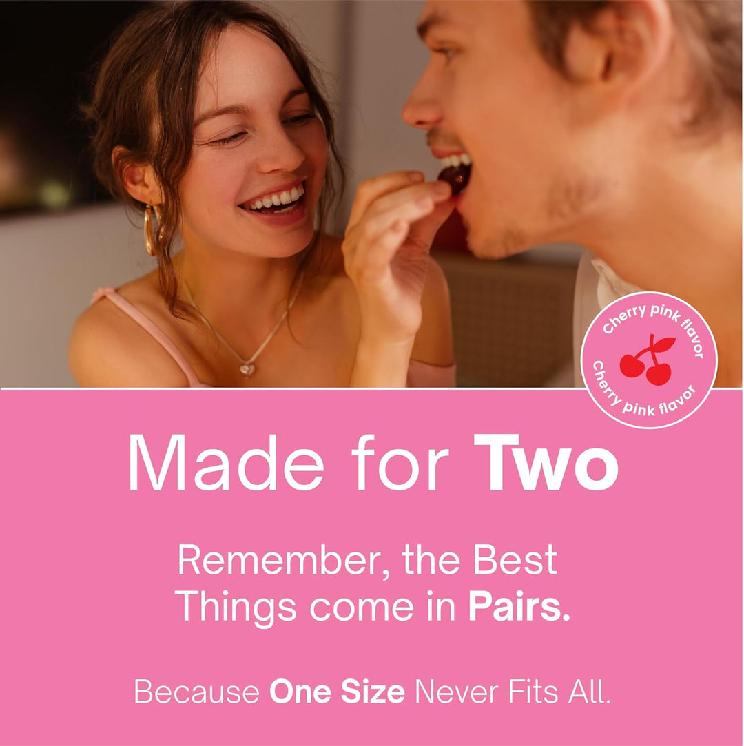 Romantic vegan chocolate tabs made in FDA-compliant facility